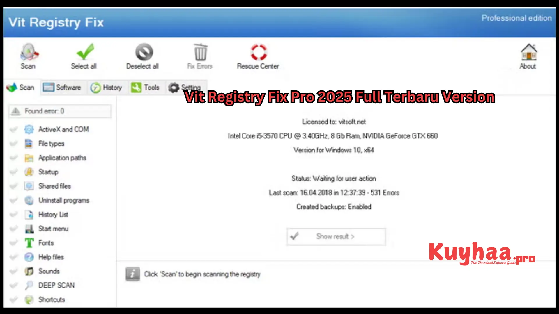 Vit Registry Fix Pro 2026